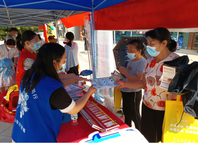 阜沙鎮禁毒信息〔2022〕第168期--阜沙鎮開展“不忘建黨崢嶸史，牢記使命宣禁毒”主題宣傳活動（2